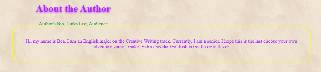 Choose Your Own Adventure Game